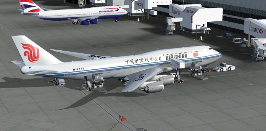 Boeing 747-8i Air China Package FSX &amp; P3D 一键安装包-691 