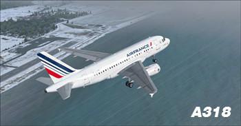 (重发) P3D&amp;FSX 法航全家桶，一键安装包 Air France fleet v2.1-2045 