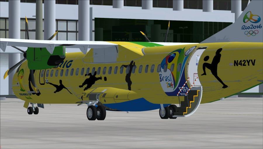 Бразильская авиакомпания. Fs2004 ATR 72 s7. ATR 72 stormworks Sky Mods. Лого бразильских авиакомпаний вариг Васп.