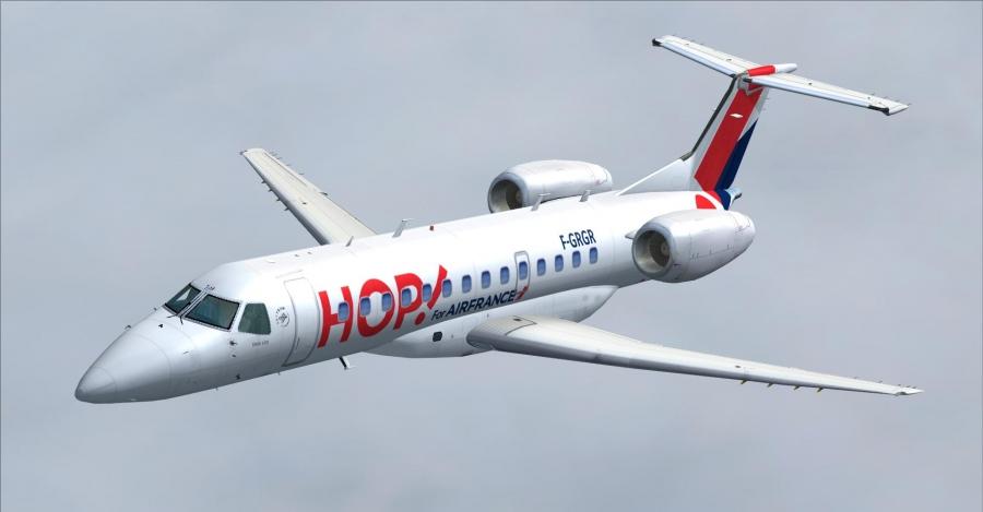 DOWNLOAD Embraer 135 HOP! For Air France FSX & P3D - Rikoooo